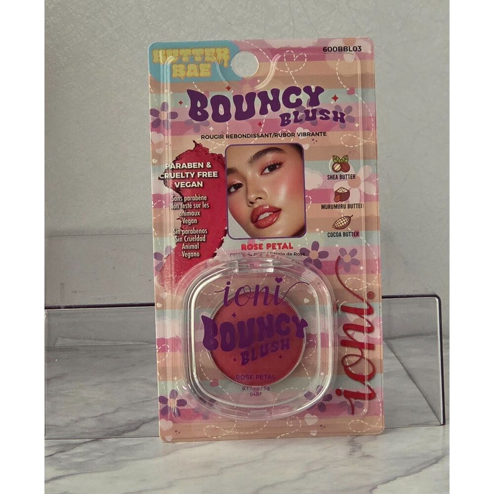 IONI Butter Bae Bouncy Blush Rose Petal 2 Pack 0.17 oz Each New